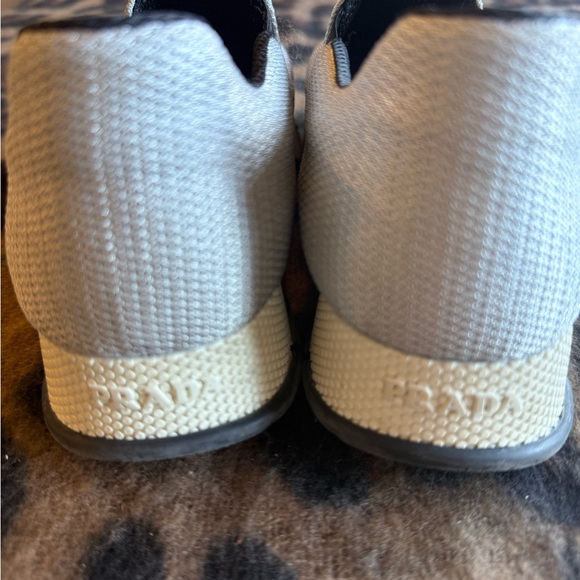 Prada Women's Gray Slip-On Sneakers - Picture 4 of 7